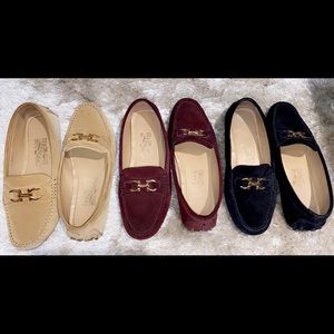 Woman’s Suede loafers . 3 pairs 80$ each